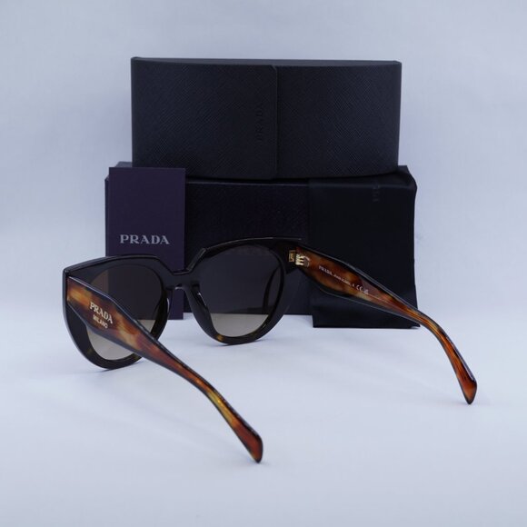 Prada PR14WS 2AU6S1 Cat Eye Sunglasses - Havana/Brown - Picture 9 of 9